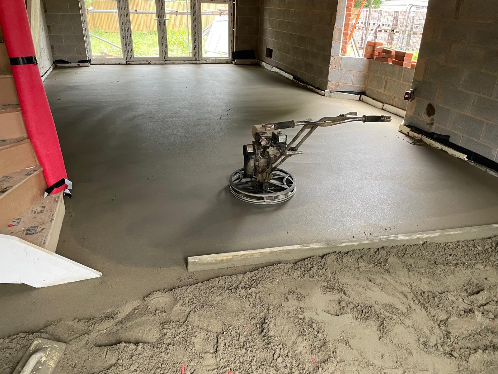 Traditional Screed Application